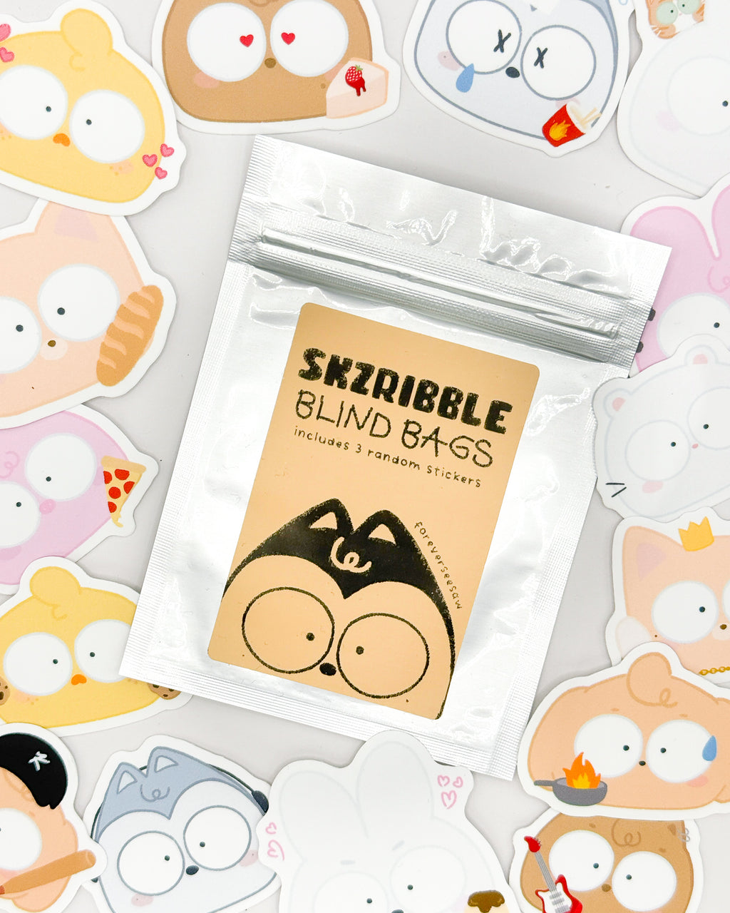 [NEW] SKZRIBBLE Sticker Blind Bags